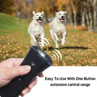 Gentle Chaser Pet Trainer - LED Light and Sonic Stop Barking