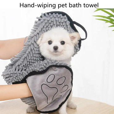Super Absorbent Pet Bath Towel - Quick-Dry For Dogs & Cats - Perfect For Grooming & Bathing!