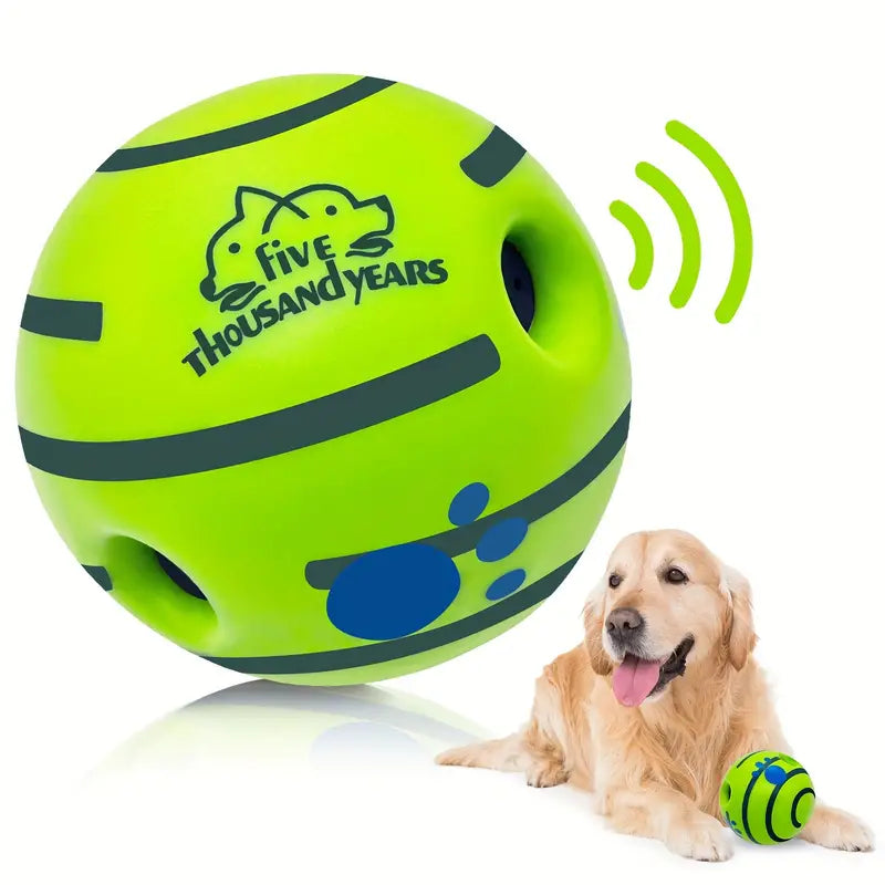 Interactive Dog Toy for IQ Training and Playtime - Giggle Ball for Hours of Fun and Exercise