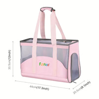 Breathable Airline Approved Cat Bag Small Dog Carrier for Comfortable Pet Travel.
