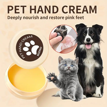 Pet Paw Balm, 0.71oz Coconut Oil Cat Paw Balm, Paw Cream Cats Dogs Nose Heals, Pet Paw Protection Against Heat, Hot Pavement