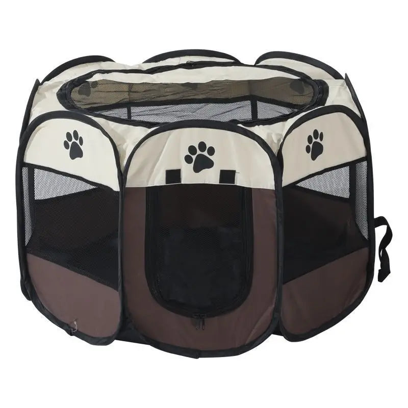 Foldable Portable Pet Playpen For Dogs, Cats, And Rabbits - Indoor/Outdoor Use - Easy To Set Up And Store - Provides Safe And Secure Space For Play And Rest