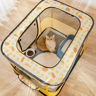 Portable Foldable Pet Playpen, Pets Houses For Dogs And Cats, Collapsible Kennel For Dogs, Cats, And Rabbits