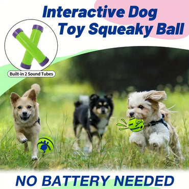 Interactive Dog Toy for IQ Training and Playtime - Giggle Ball for Hours of Fun and Exercise