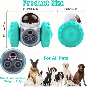 Interactive Dog Puzzle Toy - Slow Feeder and Treat Dispenser for Training and Entertainment - Ideal for Dogs and Cats