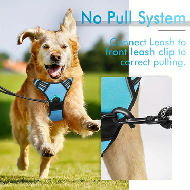 Adjustable Escape-Proof Dog Harness Set with Leash