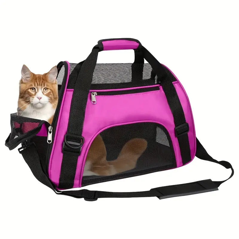Airline Approved Portable Pet Carrier for Cats and Dogs