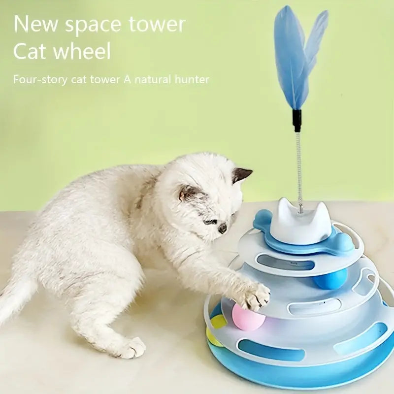 3-Layer Interactive Cat Toy