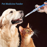 Pet Medicine Feeder, Silicone Syringe Cat Dog