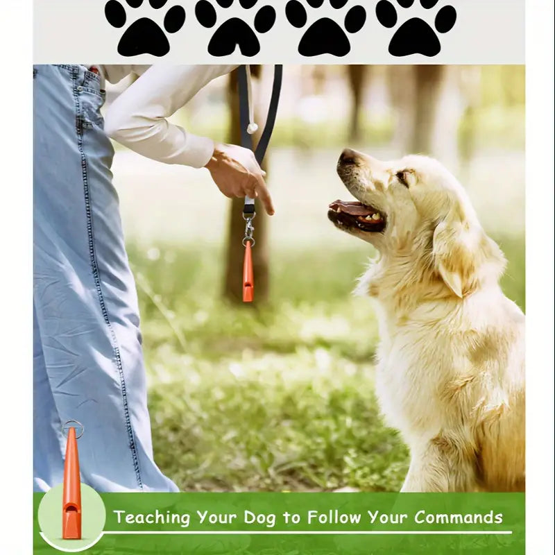 Ultrasonic Pet Training Whistle Set - Train Your Dog with Ease and Precision